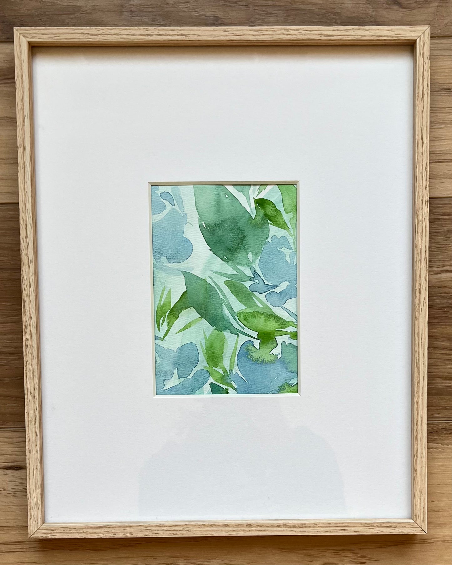 "Verdant Rhythm" 12" x 15"  Watercolor on Paper